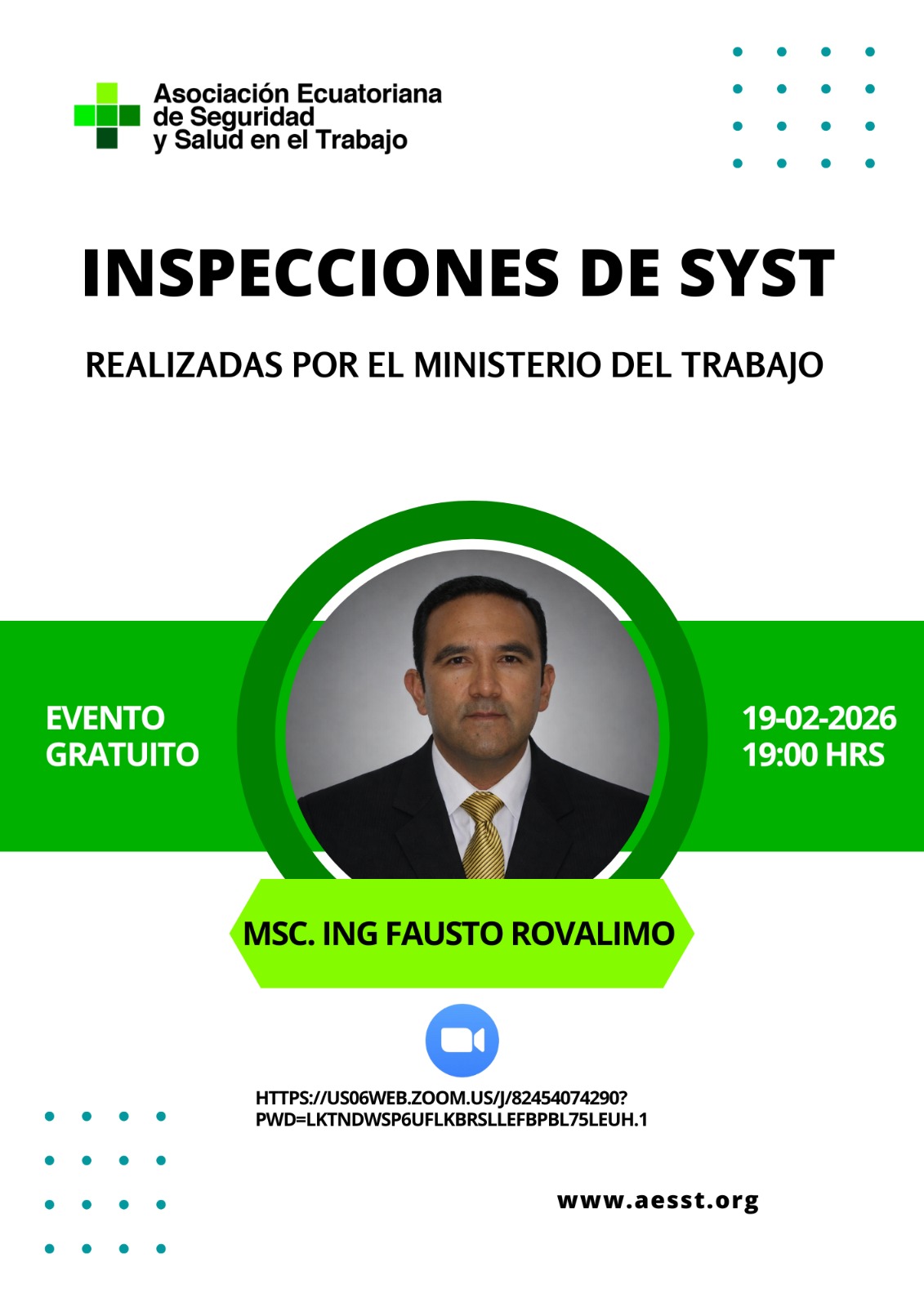 Webinar: Inspecciones de SYST realizadas por el Ministerio del Trabajo