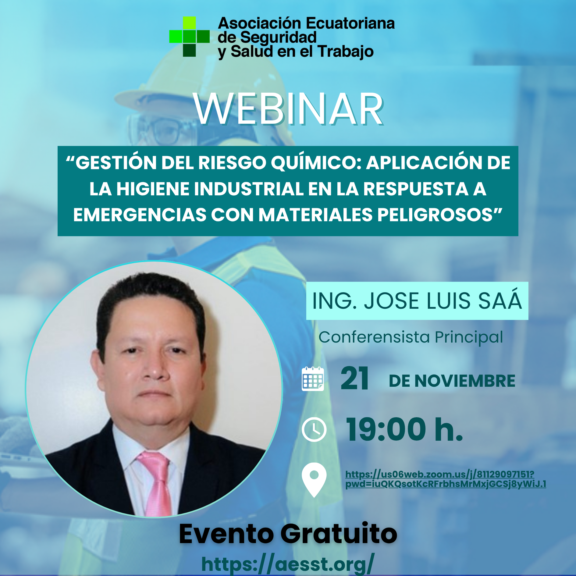 Webinar: Gestión del Riesgo Químico