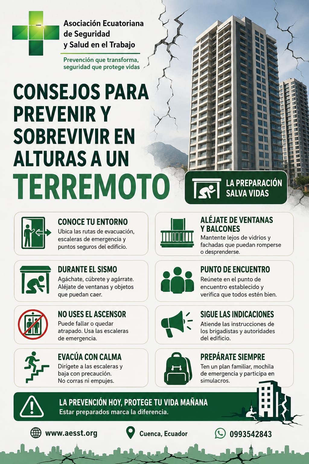 Consejos ante un terremoto