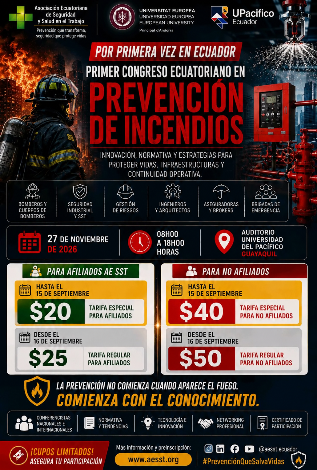 Congreso AESST – Prevención de incendios